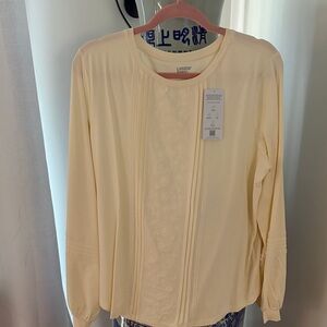 Lands' End Women's Blouse in Cream